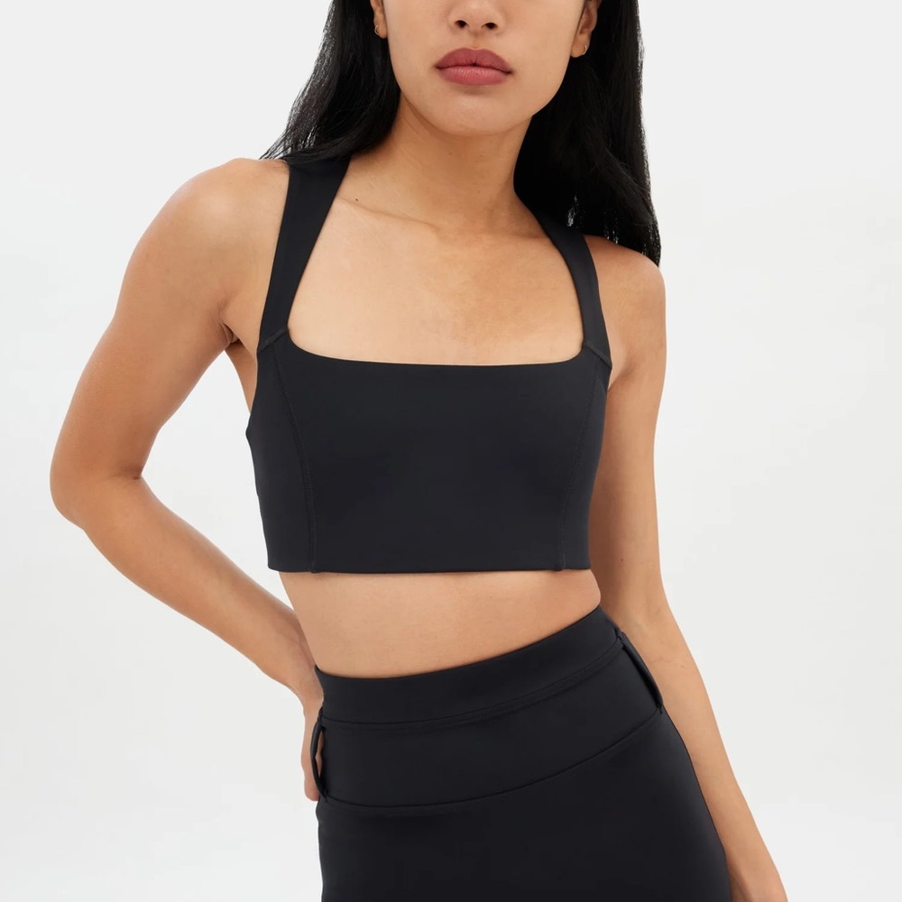 Girlfriend Collective Black Sports Bra
